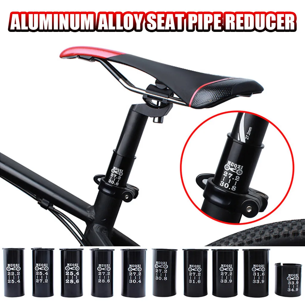 Bicycle Seat Tube Reducing Sleeve Conversion Bicycle Seatpost Sleeve Seat Aluminum Seattube Adapter Conversion Sleeve#0610sy30