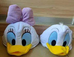 NEW Authentic  Disney Store Donald Duck Daisy Duck Costume Hat Cap Plush Cosplay