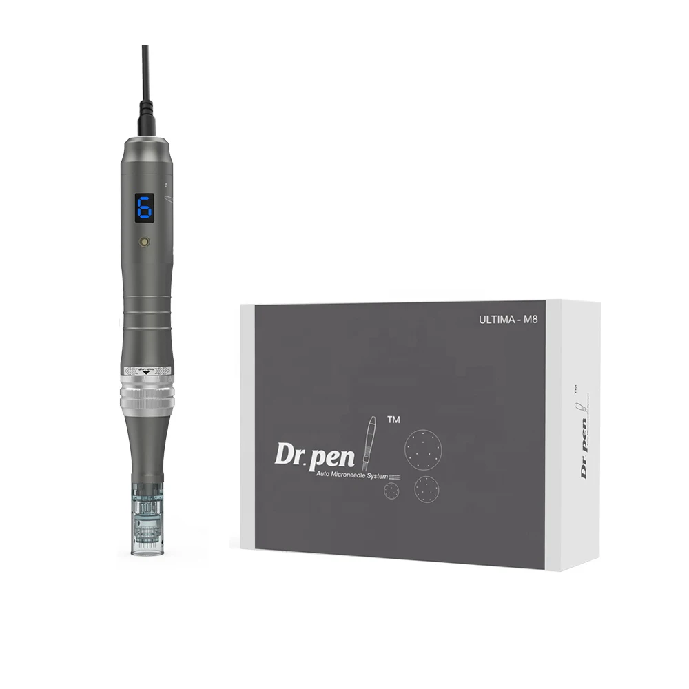 Dr Pen-Bolígrafo M8 profesional con microagujas, diseño de sello eléctrico, máquina MTS para cuidado de la piel