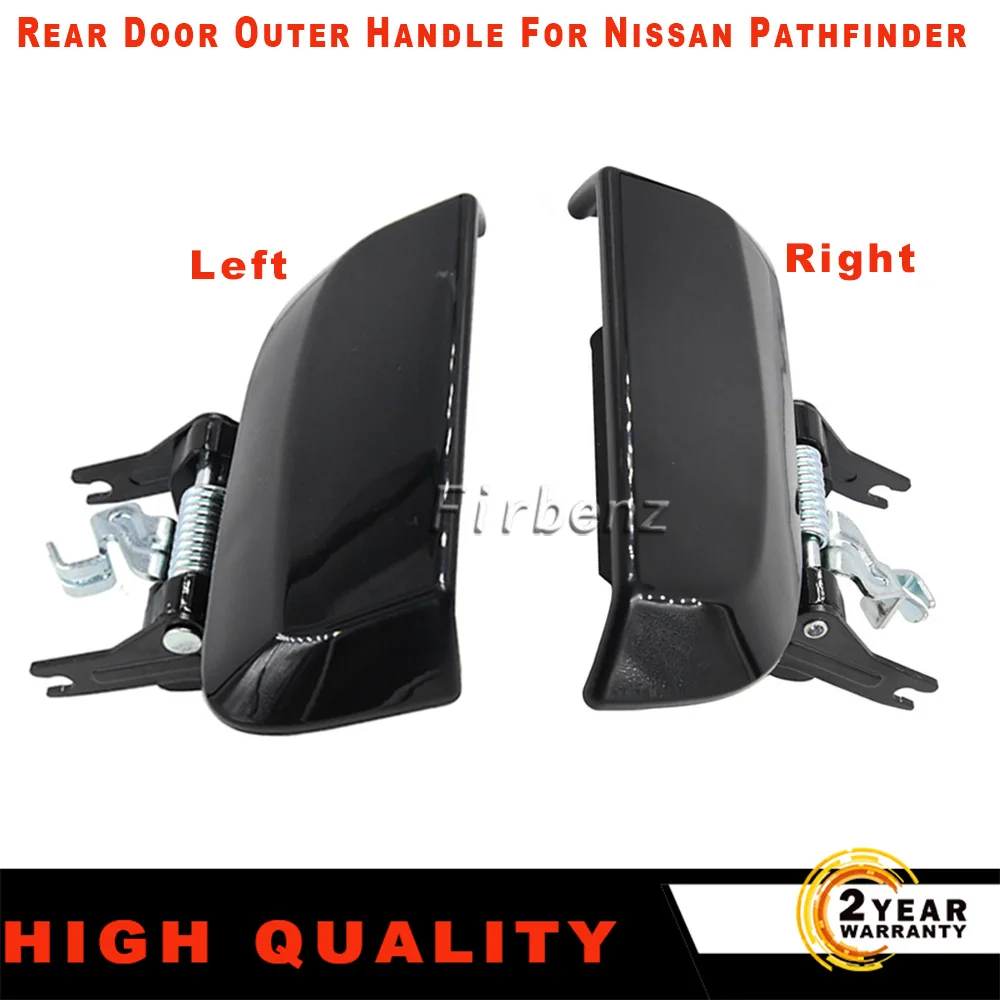 Left Right Rear Door Outer Handle Black / Chorme For Nissan Pathfinder R51 2005 2006 2007 2008 2009 2010 2011 2012 2013