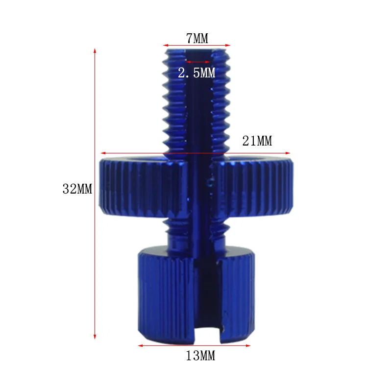 Ajusteur universel de câble d\'accélérateur d\'embrayage de moto, vis de moto, alliage d\'aluminium, comparateur de couleur, vis M8, pause, 1 pièce