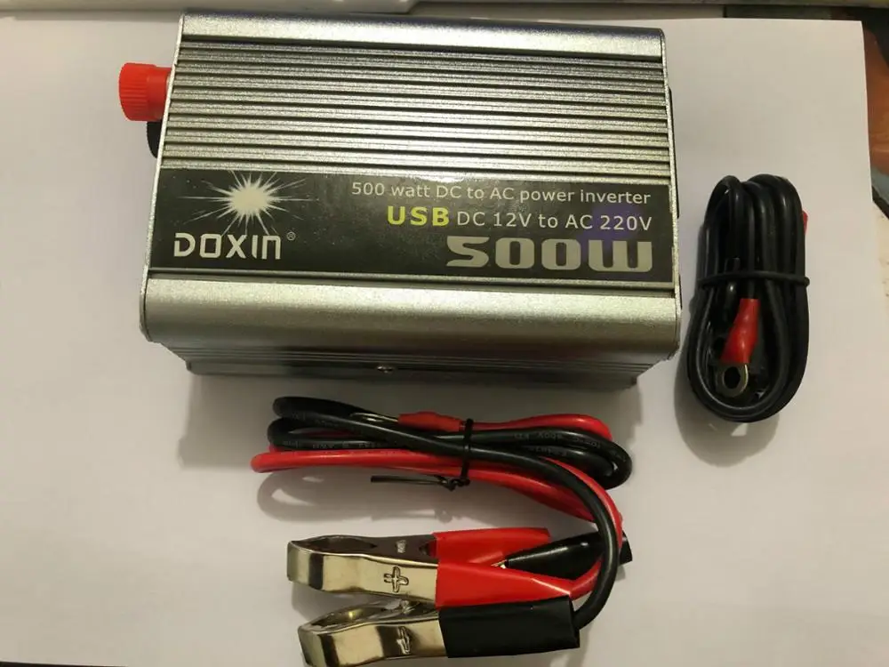 New Car 500W watts 12v DC 220v AC Power Inverter usb