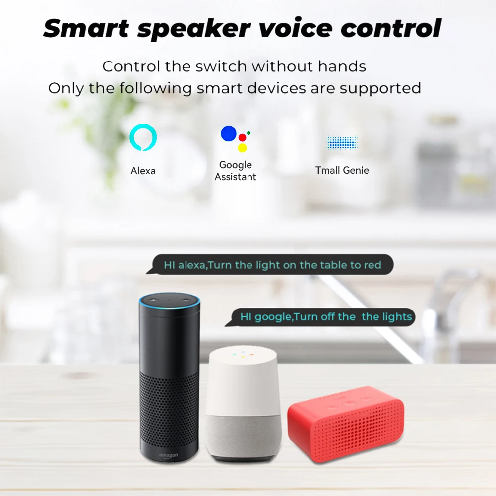 Mini Tuya Wifi Smart Switch 2 way Control Timer Work With Alexa Google Home Remote Control Smart Home Life Gadgets 16A 100-240V