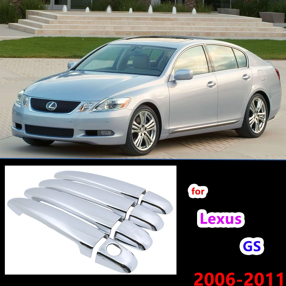 

Хромированная накладка на ручки для Lexus GS S190 190 2006 ~ 2011, аксессуары, стикеры, автостайлинг GS350 GS430 GS450h GS460 2010