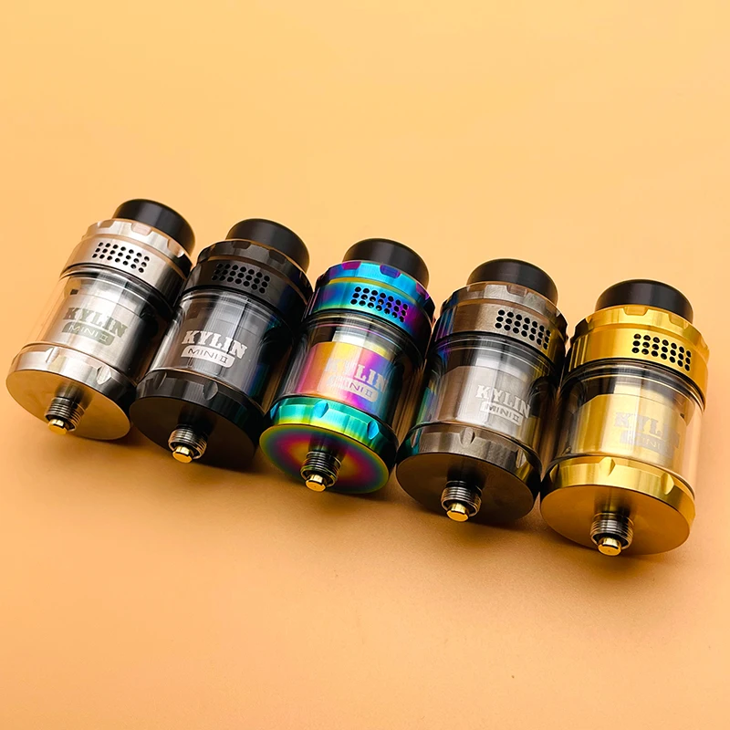 DSXvape kylin mini v2 rta atomizer 3ml/5ml 24.4mm top fill single coil airflow intake adjustable rebuildable tank vape vaporizer