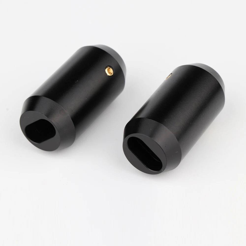 AL-1607/1608 b Hifi-Audio hose y Splitter 1 bis 2 Lautsprecher 7mm RCA-Kabel, Audio-DIY-Anschluss schwarze Kabel Drahts tiefel – Detail 8