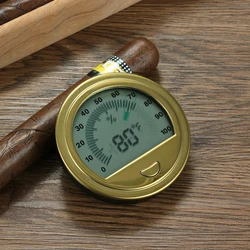 GALINER Precision Cigar Hygrometer For Humidor Cigar Smoke Accessories Portable Round Humidity Detector Accurate Hygrometers