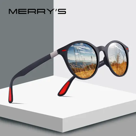 MERRYS Retro Polarized Sunglasses UV400 TR90 MERRY'S