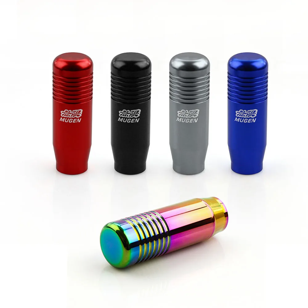 RASTP-8.5cm Mugen Aluminum Gear Shift Knob Stick Manual Transmission Racing Gear Head Knob for Honda with Logo RS-SFN016