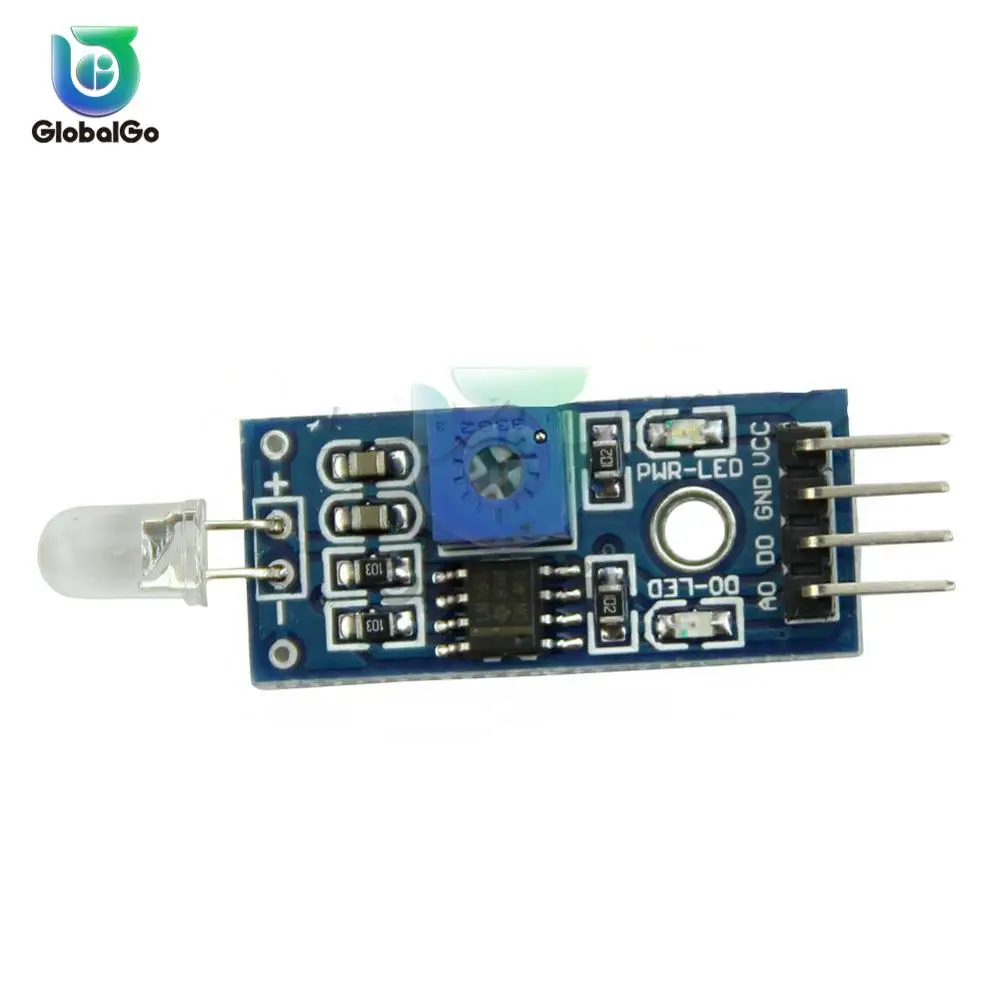 3.3V-5V 4PIN LM393 Light Sensor Switch Module Digital Photosensitive Diode Detection Switch Board Photodiode Module for Arduino