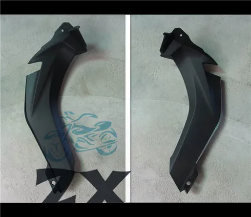 

a pair unpainted Motorcycle fairing Air Duct Tube Cover For kawaski ZX-10R 2011 2012 2013 2014 15 Dush trim ram air cover ZXMT