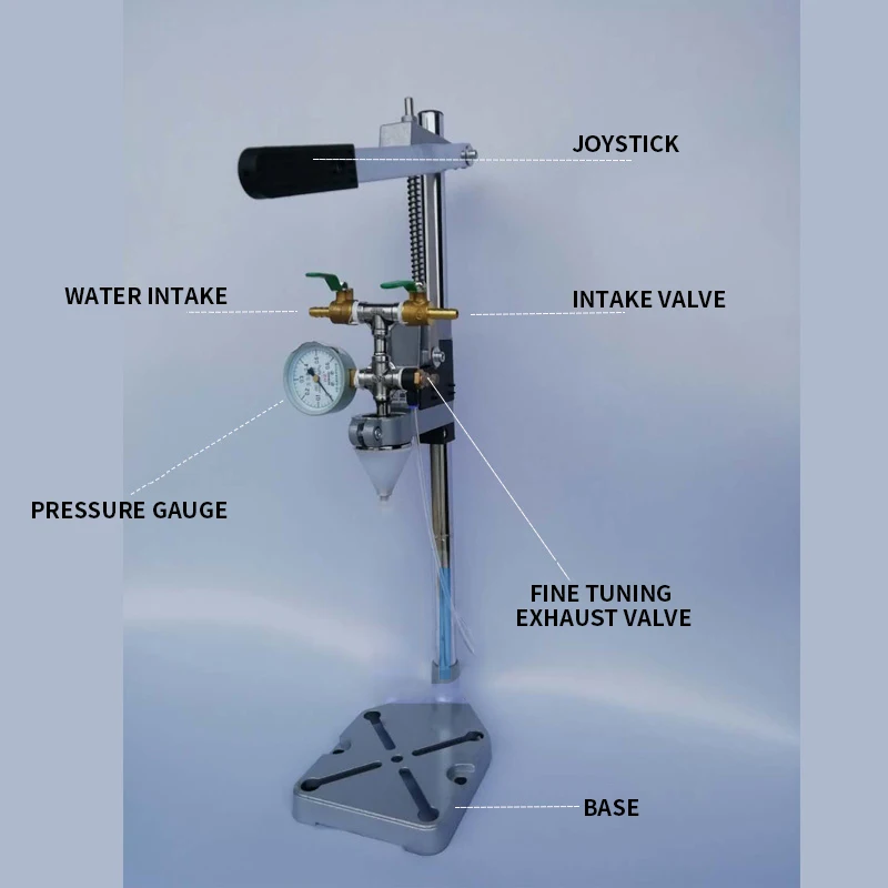 Riempitrice di bottiglie di birra liquida riempitrice isobarica manuale per uso domestico bottiglia di vetro riempimento di bottiglie di plastica antischiuma