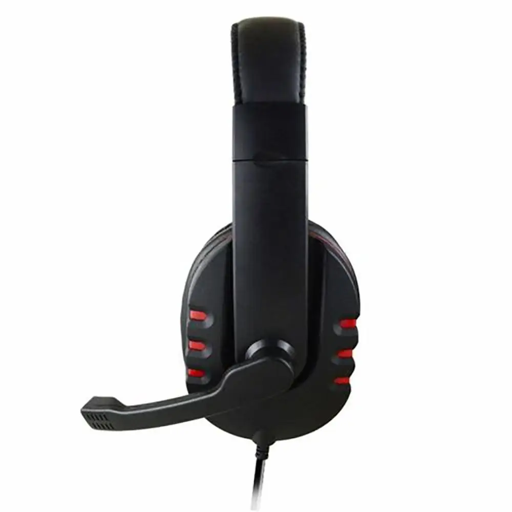 Fones de ouvido 3.5mm com fio gaming headset música para ps4 play station 4 jogo pc chat computador com microfone