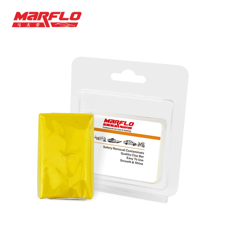 Detailing Magic Clay Bar 50g Belu Yellow  Car Wash Mud For Auto Care Paints Removal Contaminants