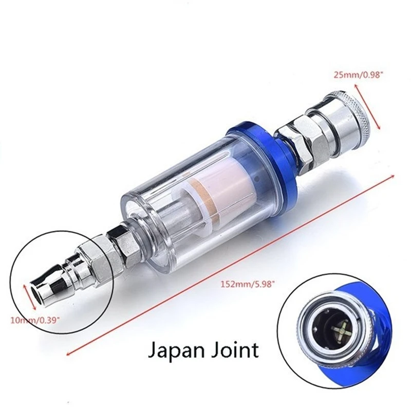 Xịt Không Khí Điều Hòa Không Khí Dầu Nước Tách Lọc Ổn Bẫy Bẫy Lọc Phun Xịt Adapter Bằng Khí Nén