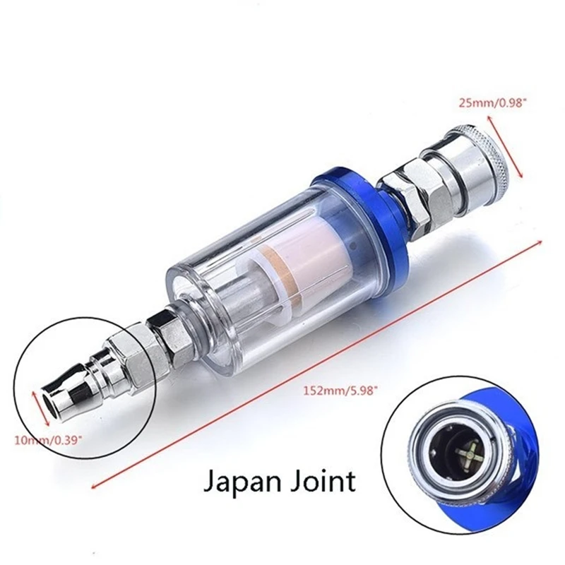 Pistola de pulverização regulador de ar compressor de ar óleo separador de água filtro regulador armadilha filtro pistola pulverizador adaptador pneumático