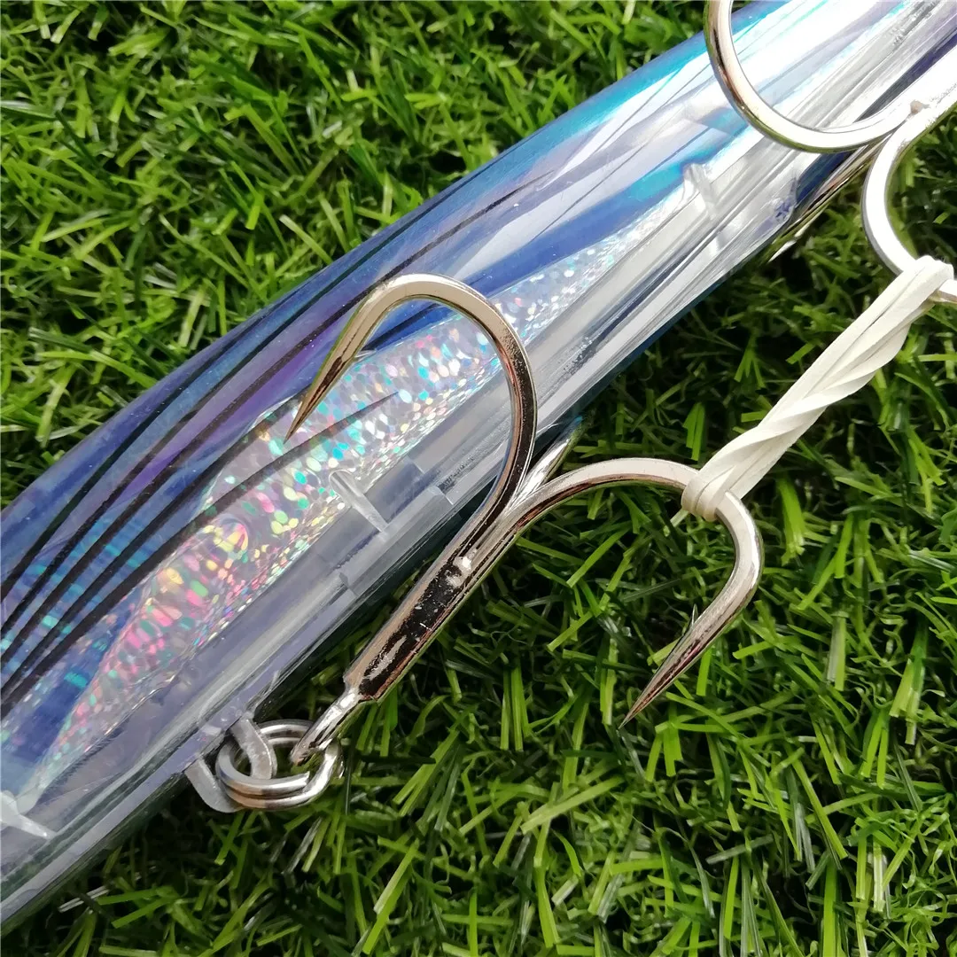 18cm 90g Wobbler Angelköder Großer Crankbait Minnow Peche Bass Trolling Kunstköder Hecht Karpfen Köder Peche Angelzubehör – Detail 12