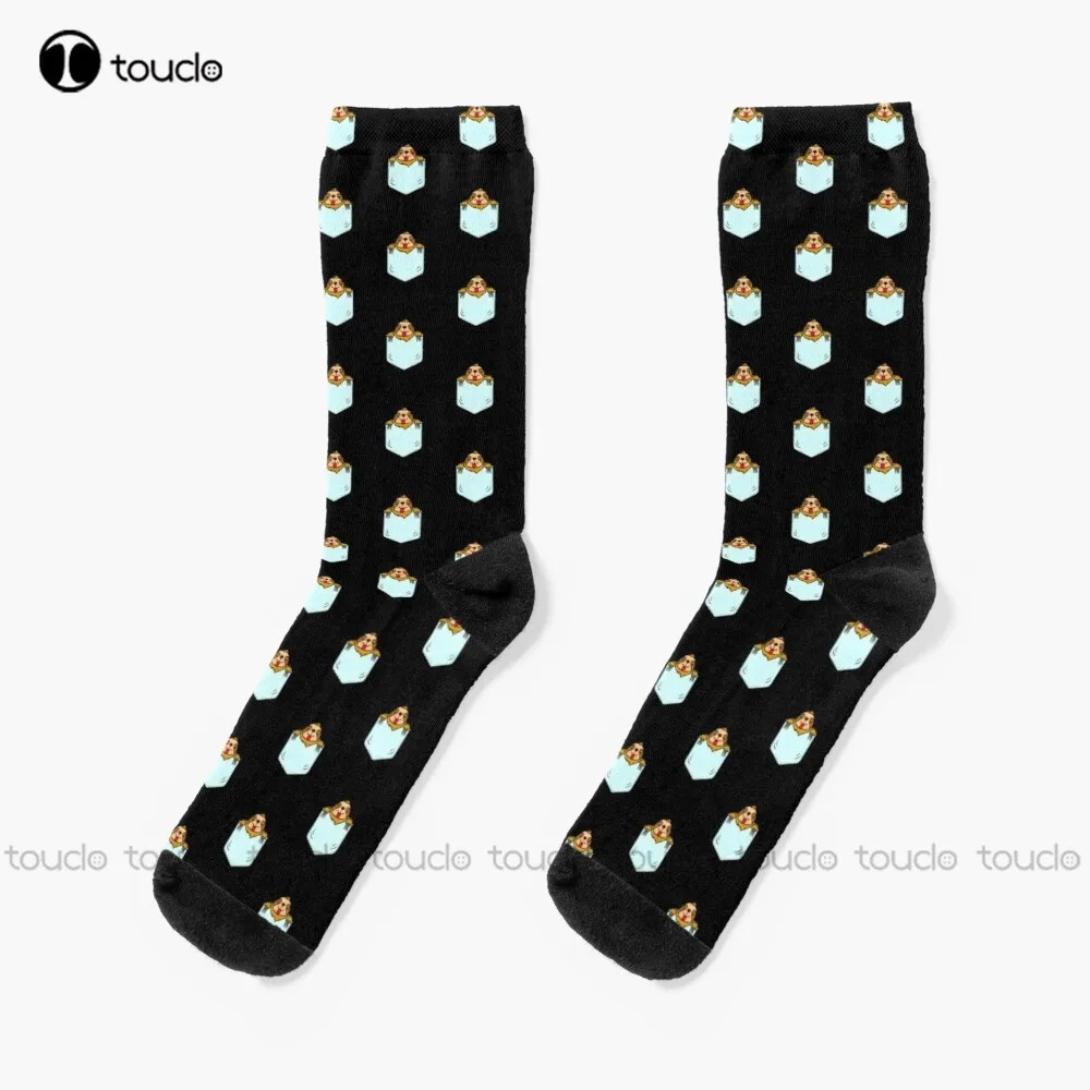 

Panda In Pocket Socks Long Socks For Women Thanksgiving Christmas New Year Gift Unisex Adult Teen Youth Socks Hd High Quality