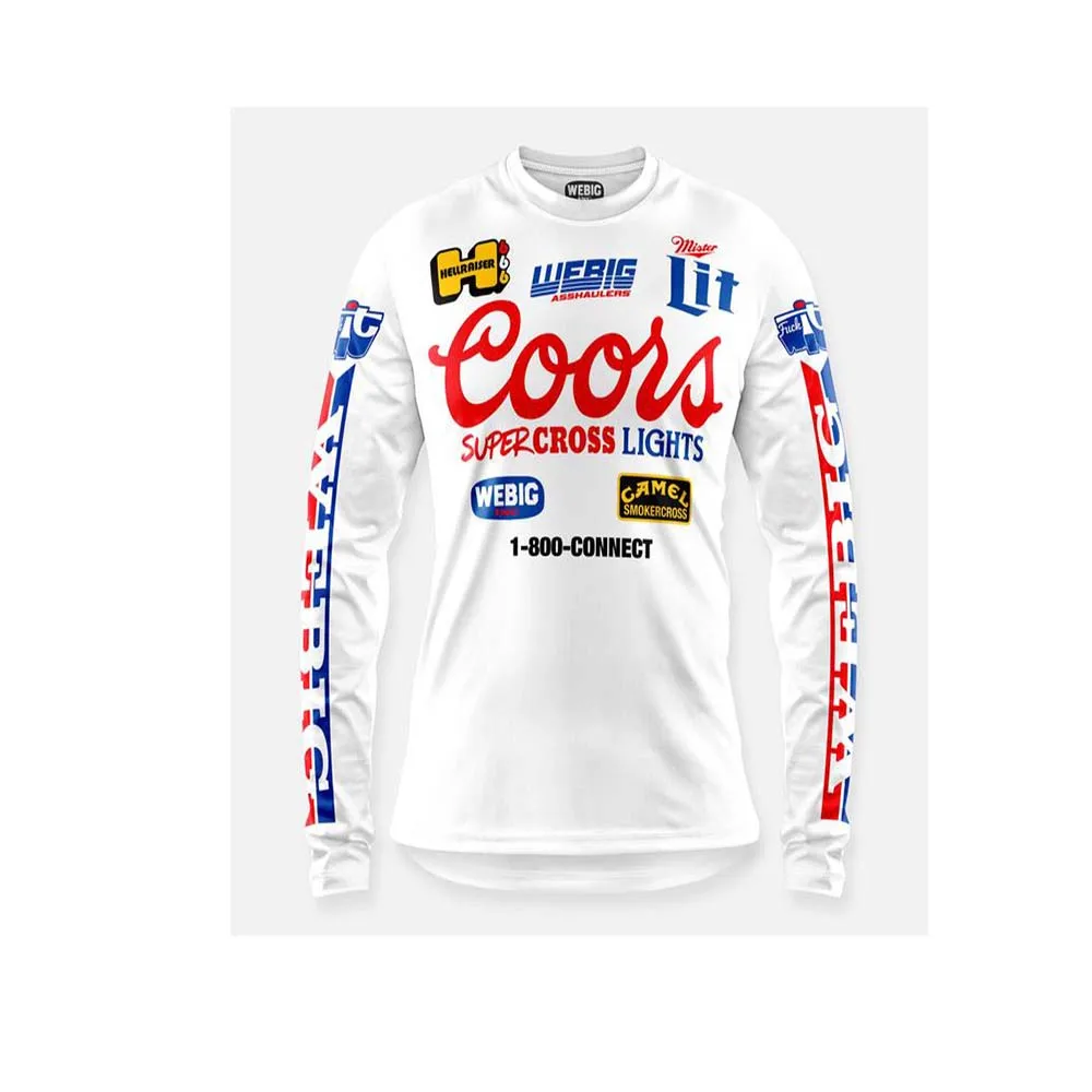 2022 bicycle enduro motocross Jersey Off road long mtb jersey BMX CYCLING DOWNHILL hombre bike JERSEY