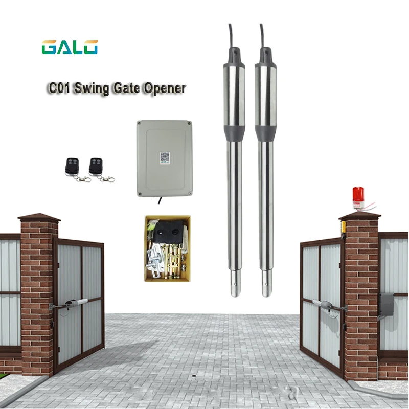 GALO Inward And Outward Automatic Swing Gate DOOR Opener Operator Kits Phone Video Doorbell WiFi Controller Optional