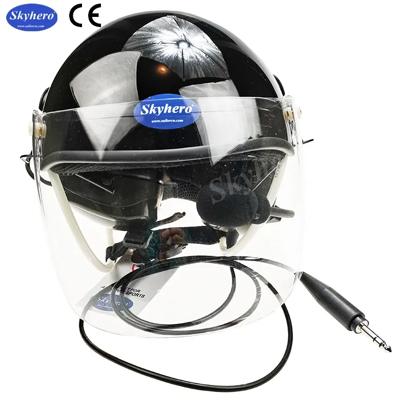 Paramotor Helmet with 6.3 Jack for Intercom, Powered Paragliding Helmets, PPG Helmets, Factory Directly Sale