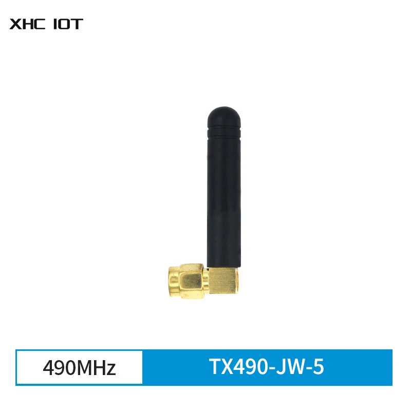 2pcs/lot 490MHz 2dBi SMA-J High Gain 2dBi  50ohm XHCIOT TX490-JW-5 Flexible Omnidirectional Aerial for Communication