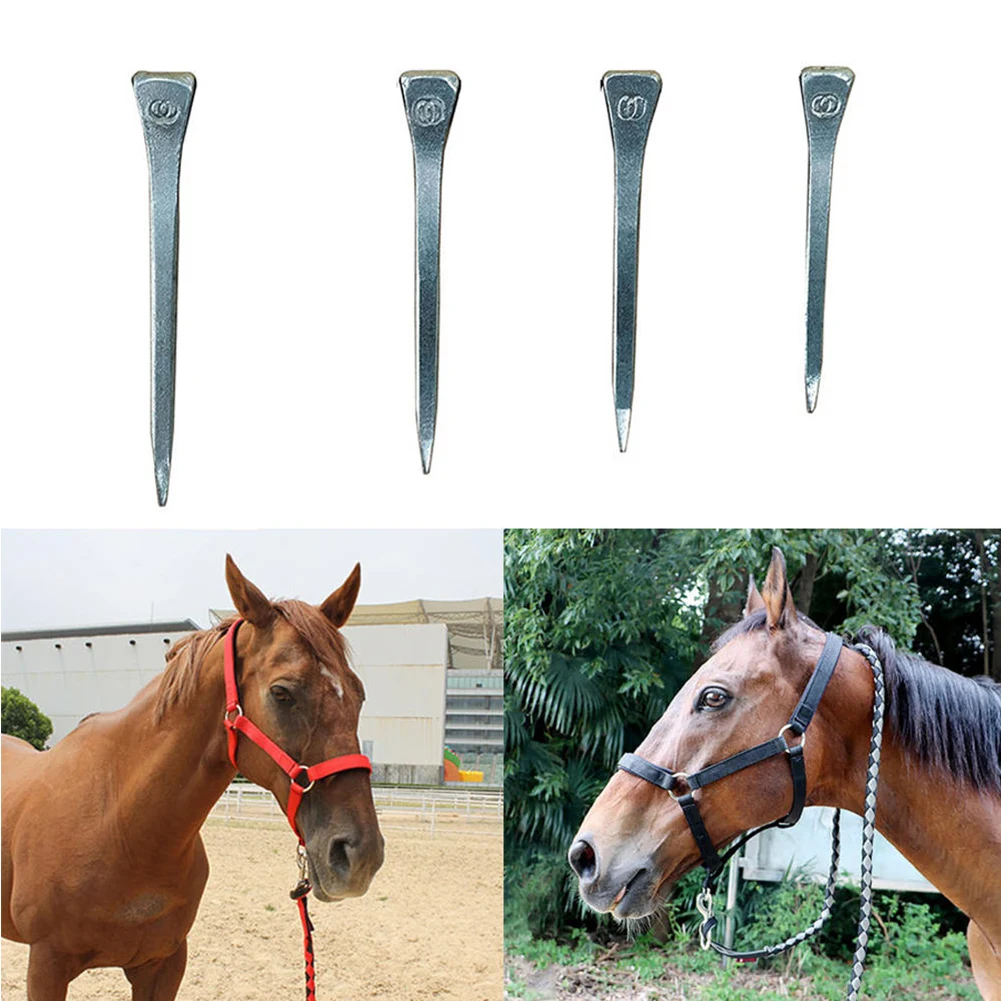 250 Stks/partij Staal Hoefijzer Nagels E3/E4/E5/E6 Hoge Kwaliteit Paard Schoen Nagels Paardensport Sport Apparatuur paard Training Levert