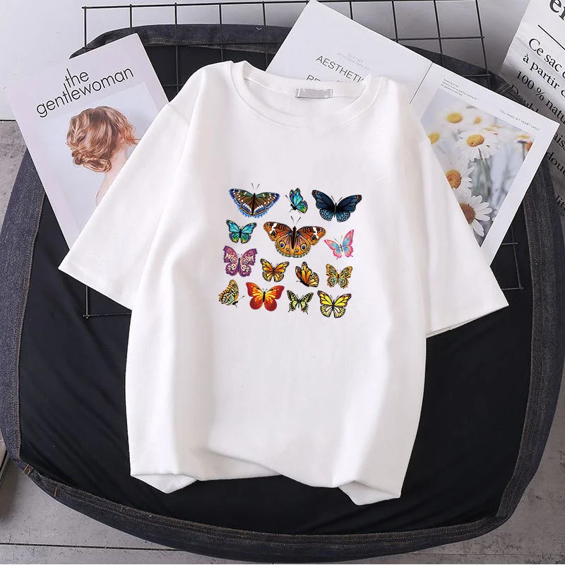 28 Styl Colorful Butterfly Animal Iron On Patches For DIY Heat Transfer Clothes T-Shirt Bag Thermal Stickers Decoration Printing