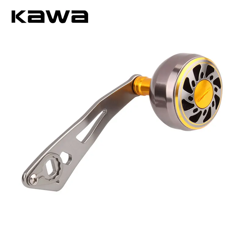 Kawa Fishing Reel Handle Aluminum Alloy Accessory 8x5mm Suit A and D Wheel Weight 42g Left Right Hand 90mm Length Rocker