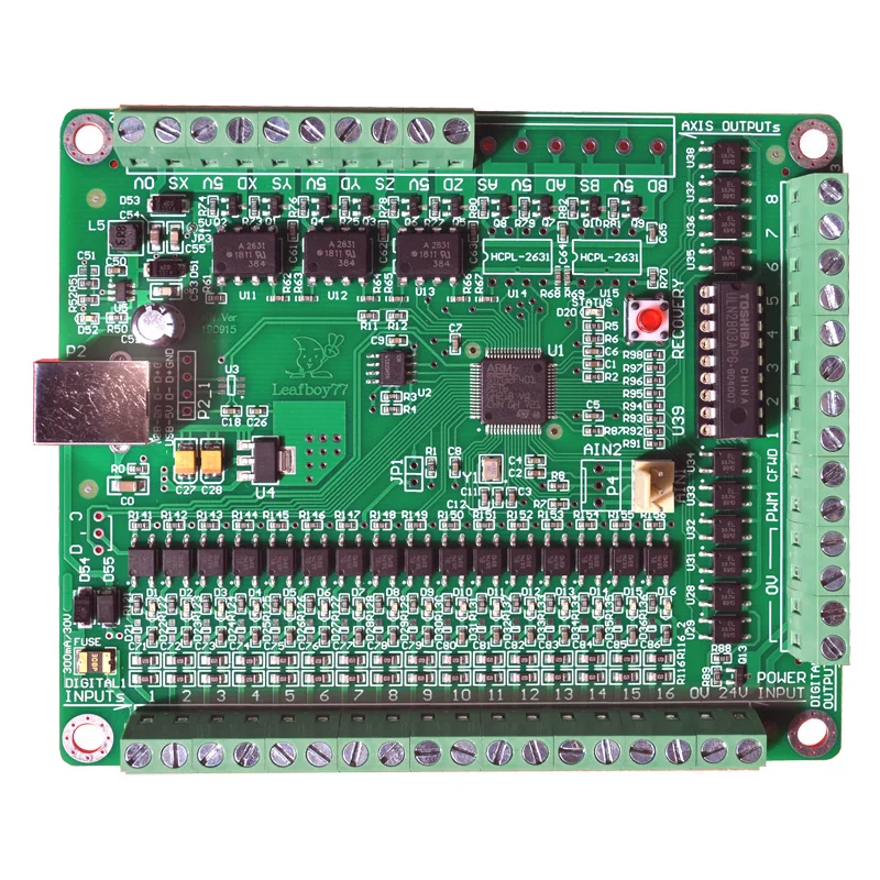 

Mach3 USB Control Card CNC CNC Engraving Machine Interface Board Motion Control Card (NPN Version)