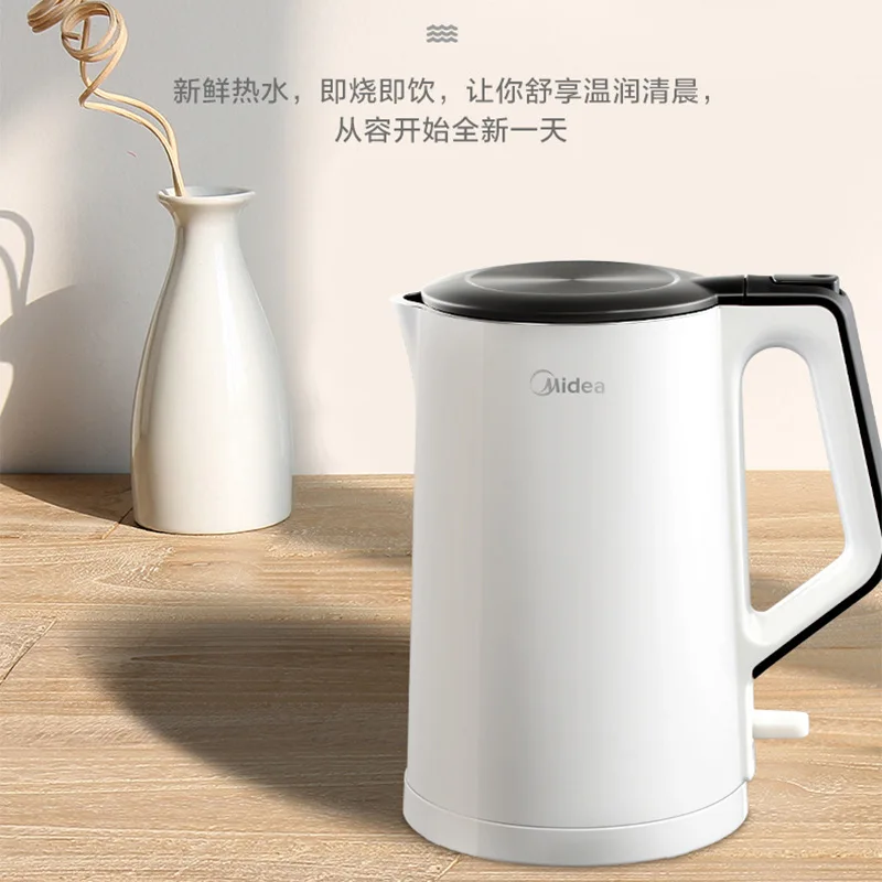 1.5L Electric Kettle Stainless Steel Kitchen Smart Whistle Kettle Samovar Tea Pot Thermo Pot  Water Boiler