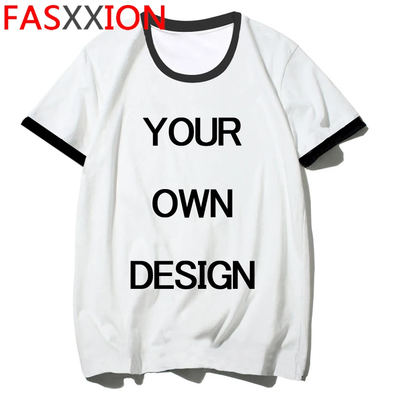 Customized Printing Couple T Shirt Men Women DIY Your Like Photo Logo T-shirt Fashion Custom Your Own Design Tshirt Male Female