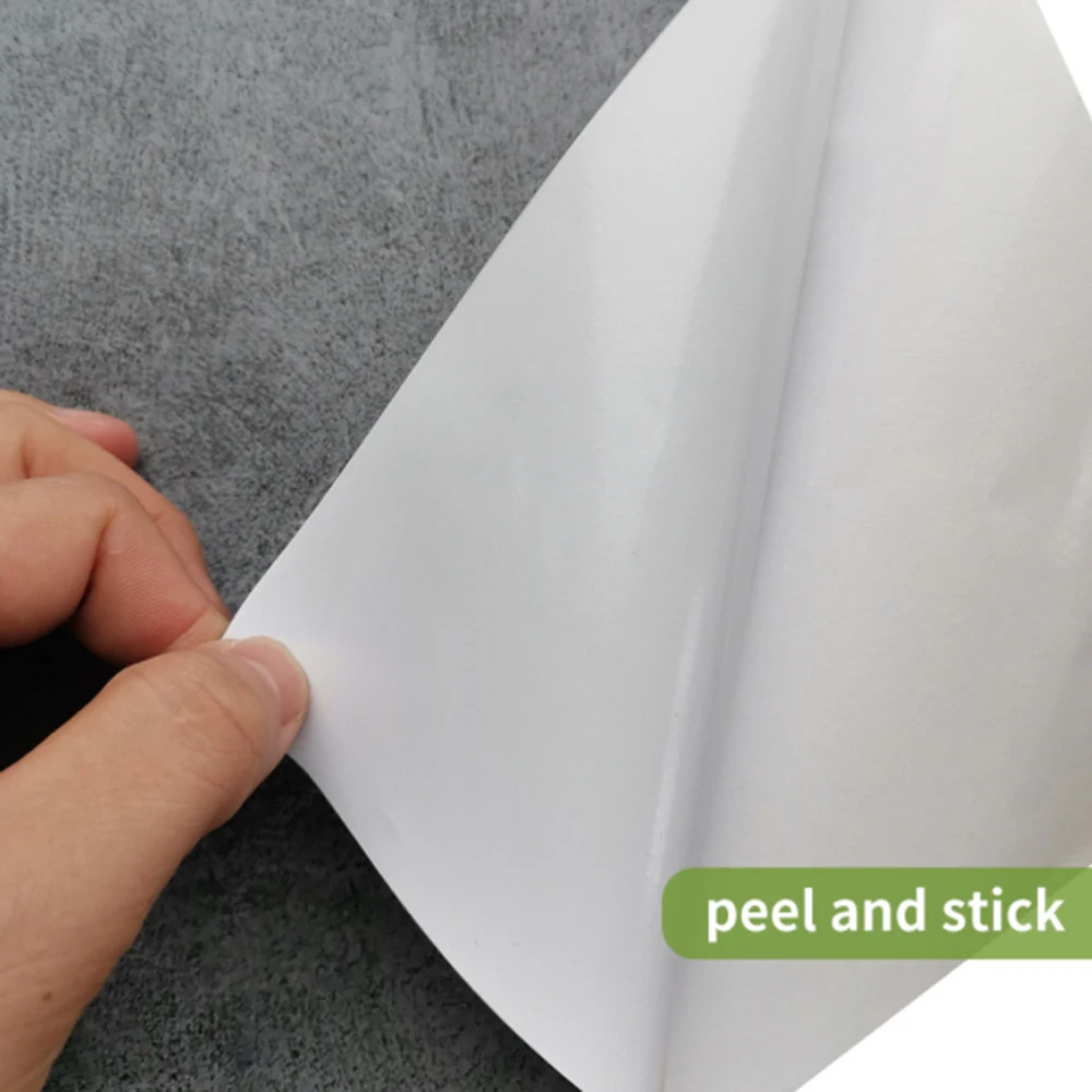 1/3/6pcs Gray Cement Self-Adhesive Floor Stickers 30x60cm Waterproof Bath Kitchen Stairs Tile Peel &