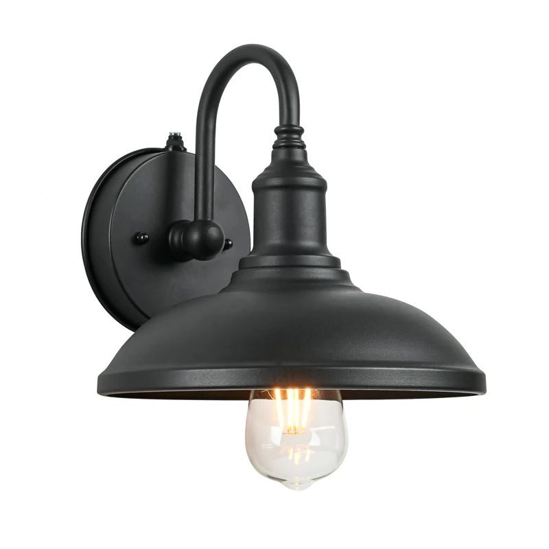 New Outdoor Light Retro Induction Wall Lamp Outdoor Community Villa Courtyard Gate Garden Lamp Door Exterior Wall Lamp