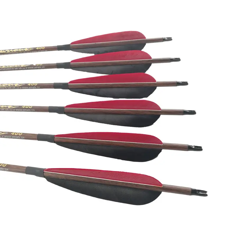 

Archery Carbon Arrows Spine 300 340 400 500 600 Shaft Turkey Feather Nocks Compound Recurve Bow Hunting Shooting 12pcs