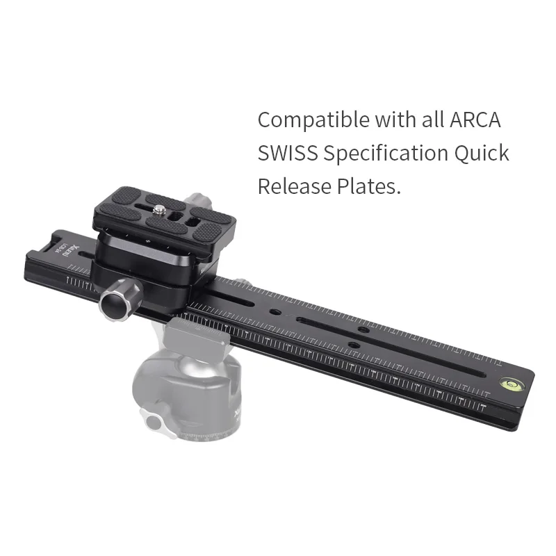 XILETU LCB-24B Track Dolly Slider Focusing Focus Rail Slider & Clamp and QR Plate Meet Arca Swiss For DSLR Camera Canon