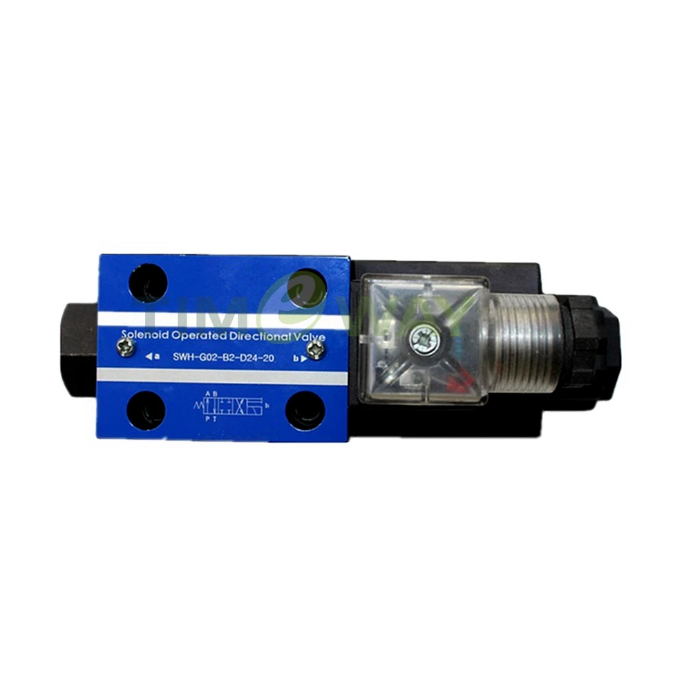 SWH Hydraulic Solenoid Valve SWH-G02-C3B-20 Solenoid Directional Control Valve DC24V AC220V AC24OV