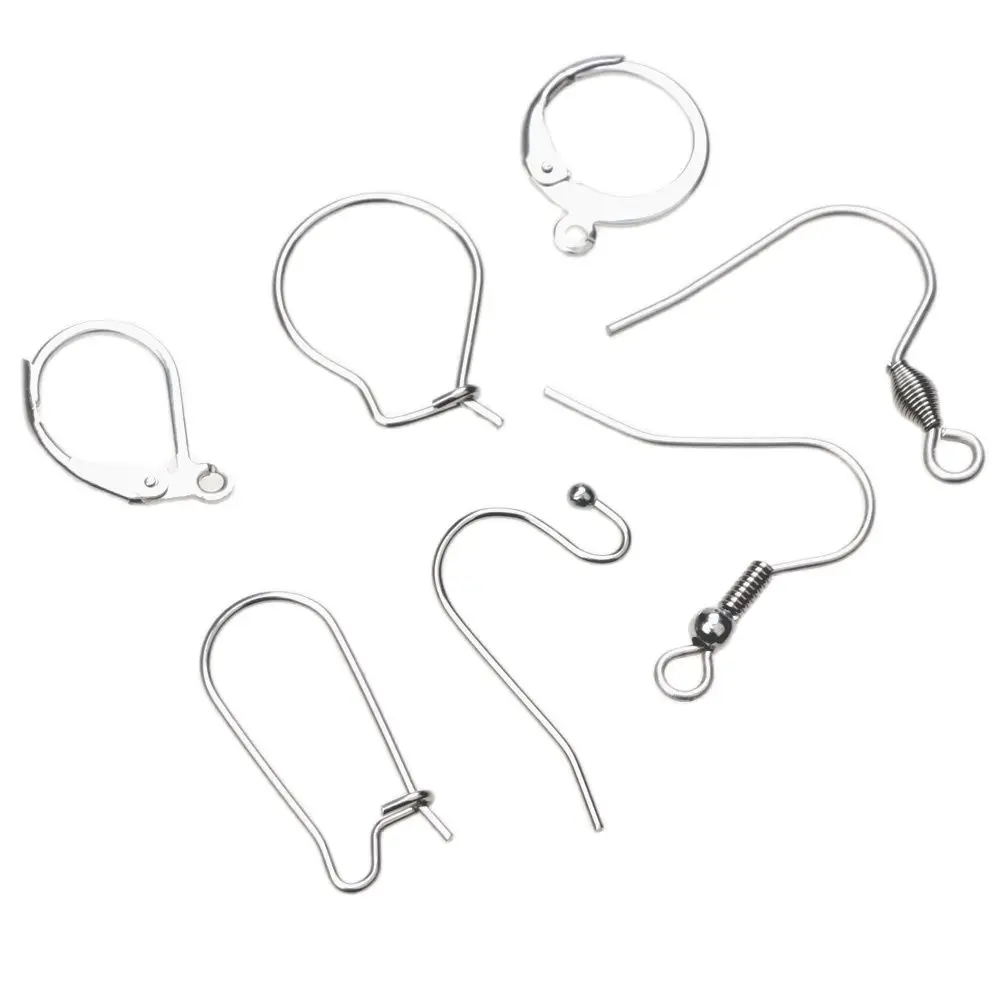 Stainless Steel Jewelry French Earring Hook Survey Results Are Not Allergic 36 Pieces/Batch DIY Jewelry Making