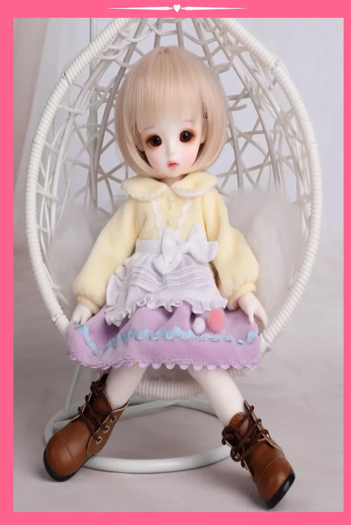 1/6 scale nude BJD doll cute kid girl BJD/SD Resin figure doll DIY Model Toy gift.Not included Clothes,shoes,wig A0175Cream YOSD