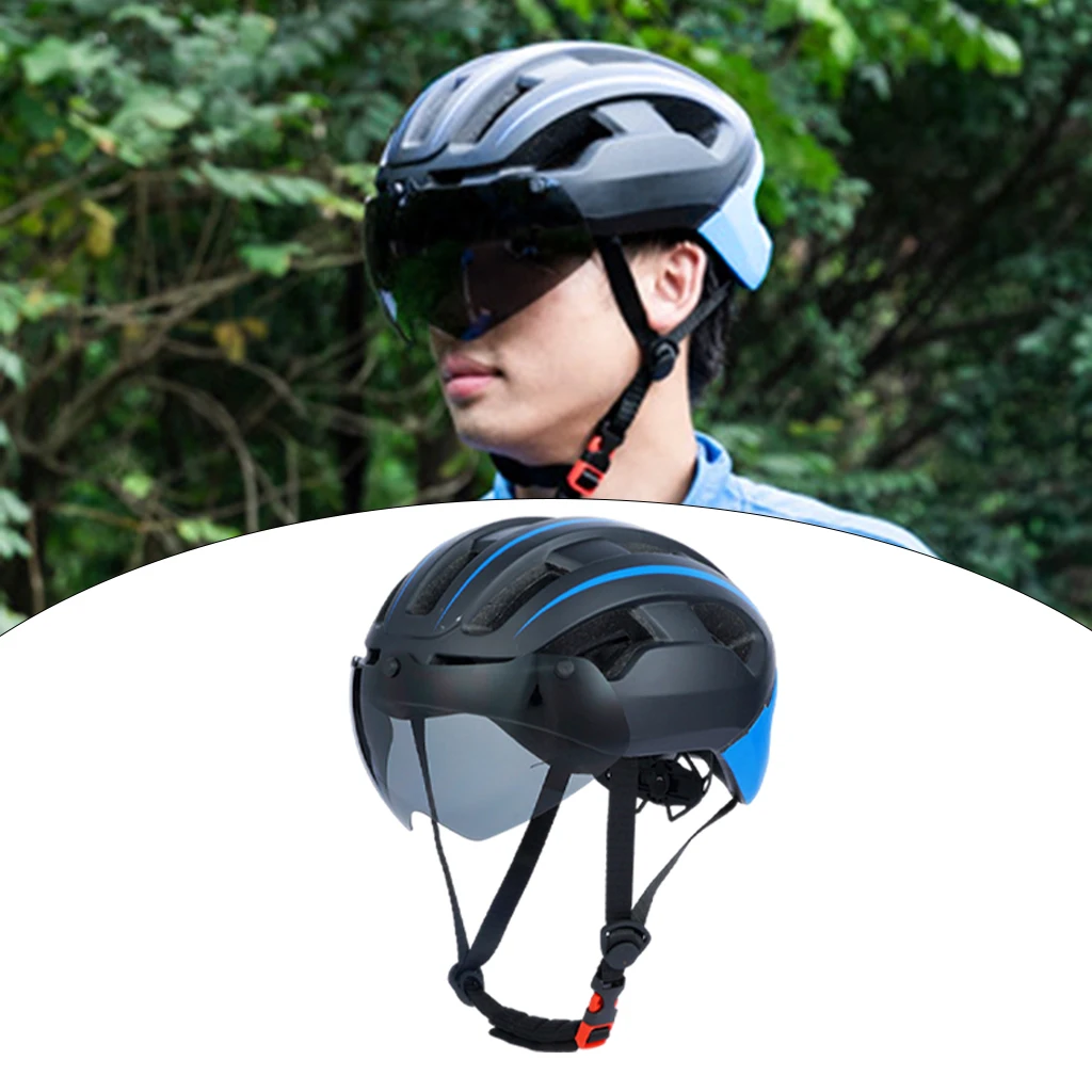 Cycling Bicycle Bike Helmet Bike Safety Hat Motorcycle Half Helmet Moto Electric Bike Adult With Visor Taillight Shockproof