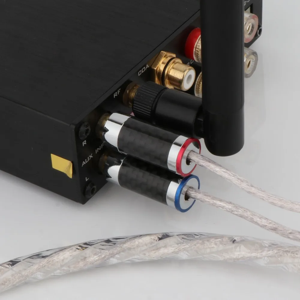 Preffair OCC plateado 2 RCA Cable RCA macho a macho 2 RCA Cable interconexión Cable de Audio HiFi