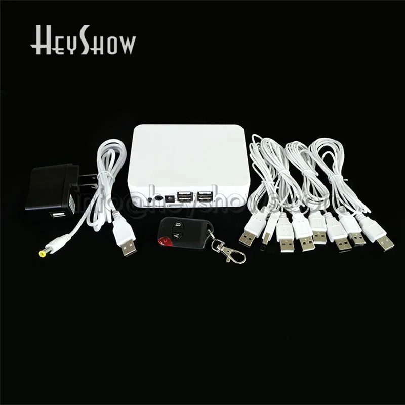 4 Ports Laptop Notebook Security USB Burglar Alarm System Apple Samsung Computer Secure Anti-Theft Display For Retail Exhibiton