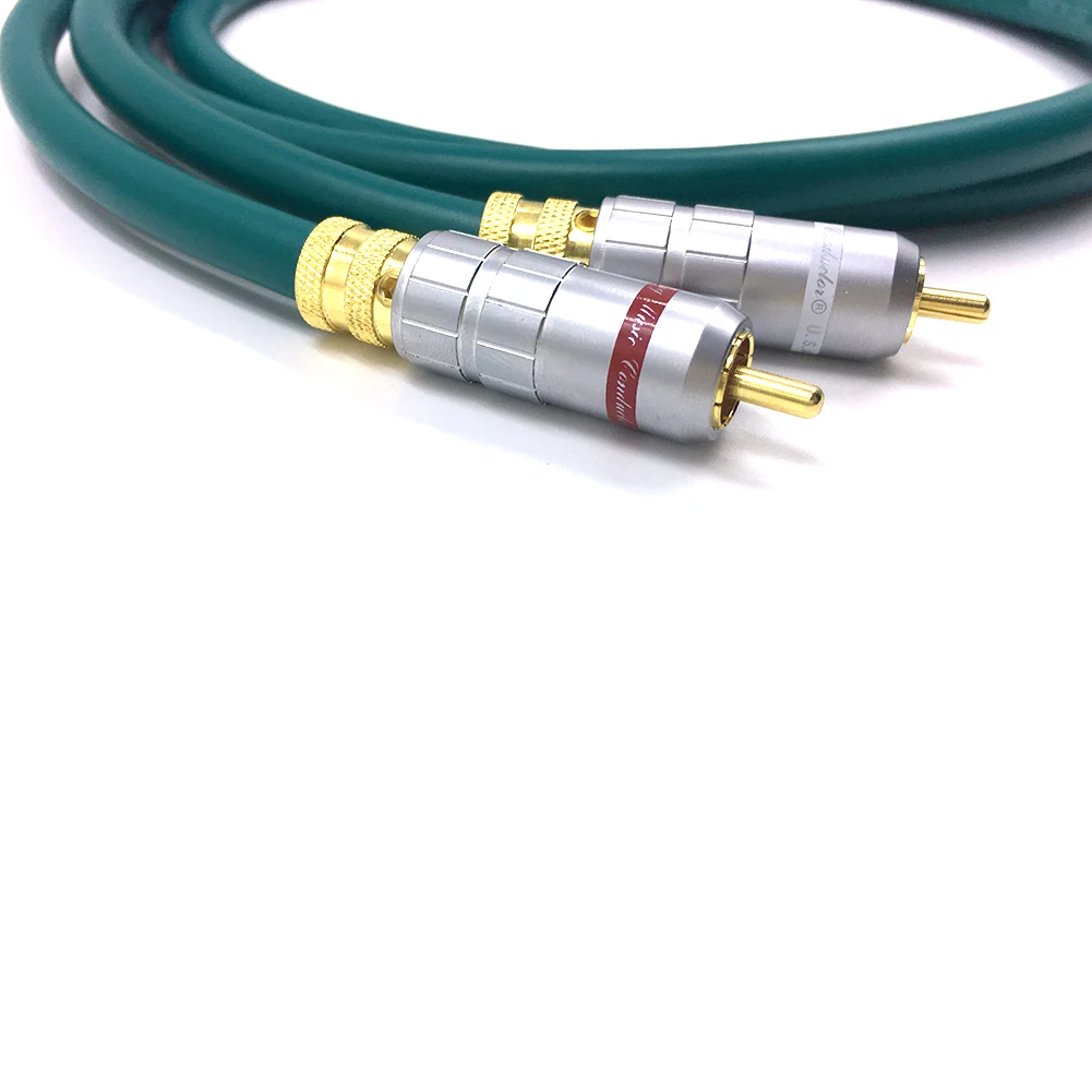 

Thouliess Pair HIFI Type-5 Gold Plated RCA Audio Cable HIFI Double RCA Audio Signal Cable Rca High-end Corld for CARDAS CROSS