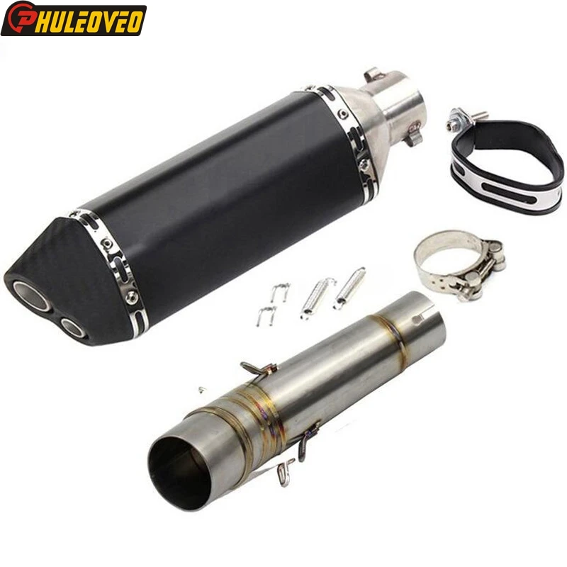 

Motorcycle Muffler Exhaust Connect Link Pipe for Honda NC700 NC700X NC700S NC750 NC750X NC750S Escape Exhaust Demper Adapter