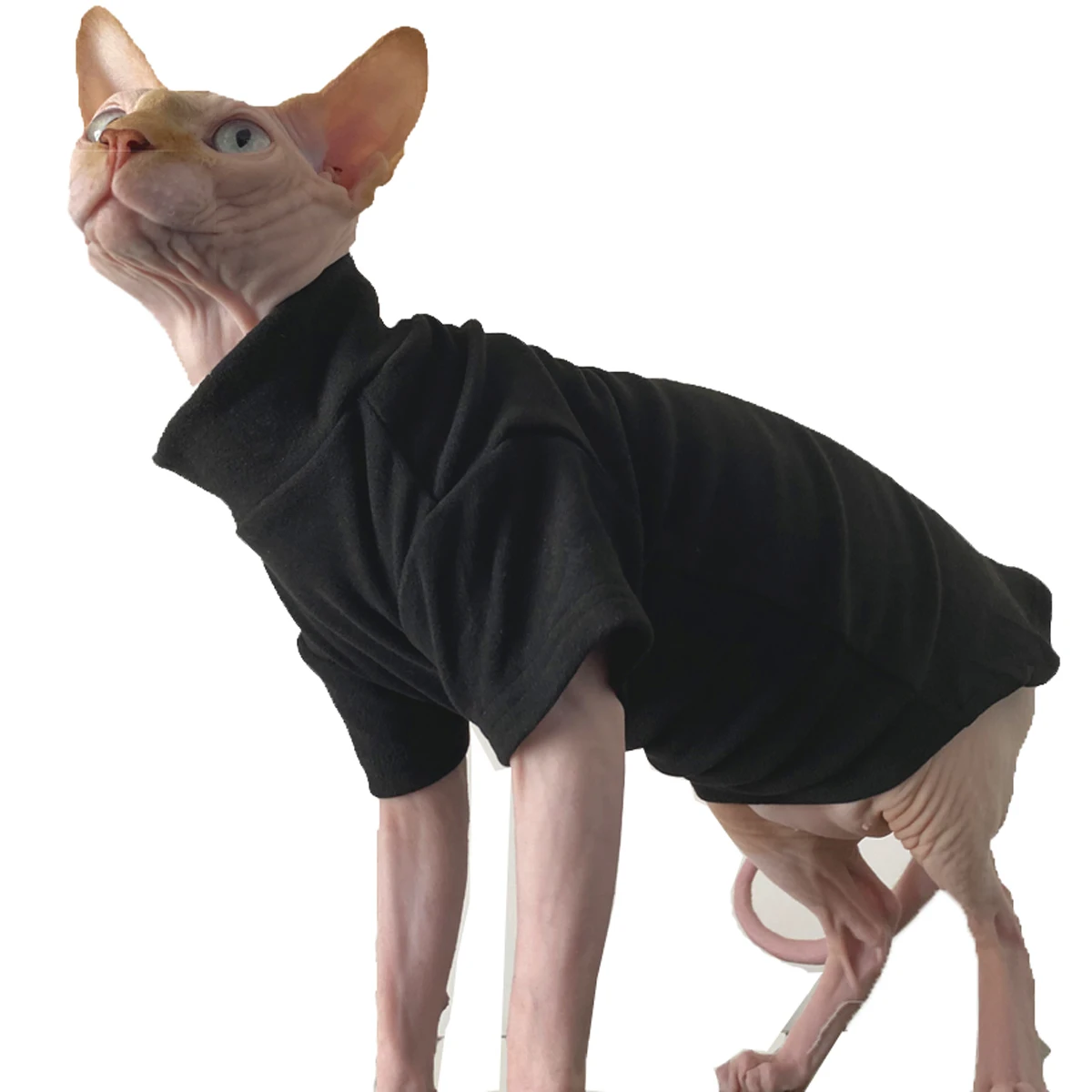 Sphynx Katze Jacke Warme Katze downThickened Doppel-seite Fleece Sest Hairless Cat Kleidung Katze Weste für Devon, cornish, Kleine Hunde