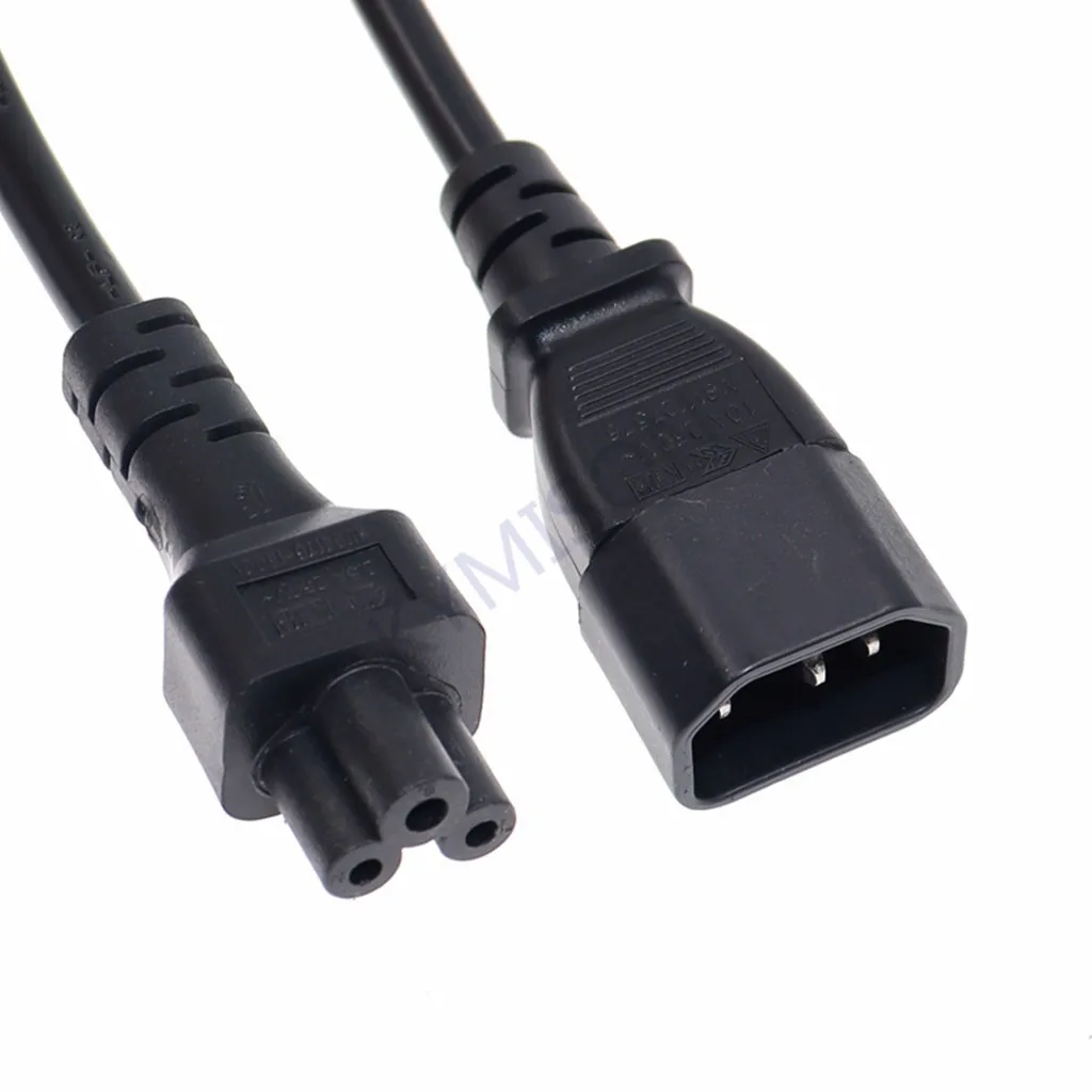 Universal Power Adapter IEC 320 C14 to C5 Adapter Converter C5 to C14 AC Power Cable 3 Pin IEC320 C14 Connector HY1516