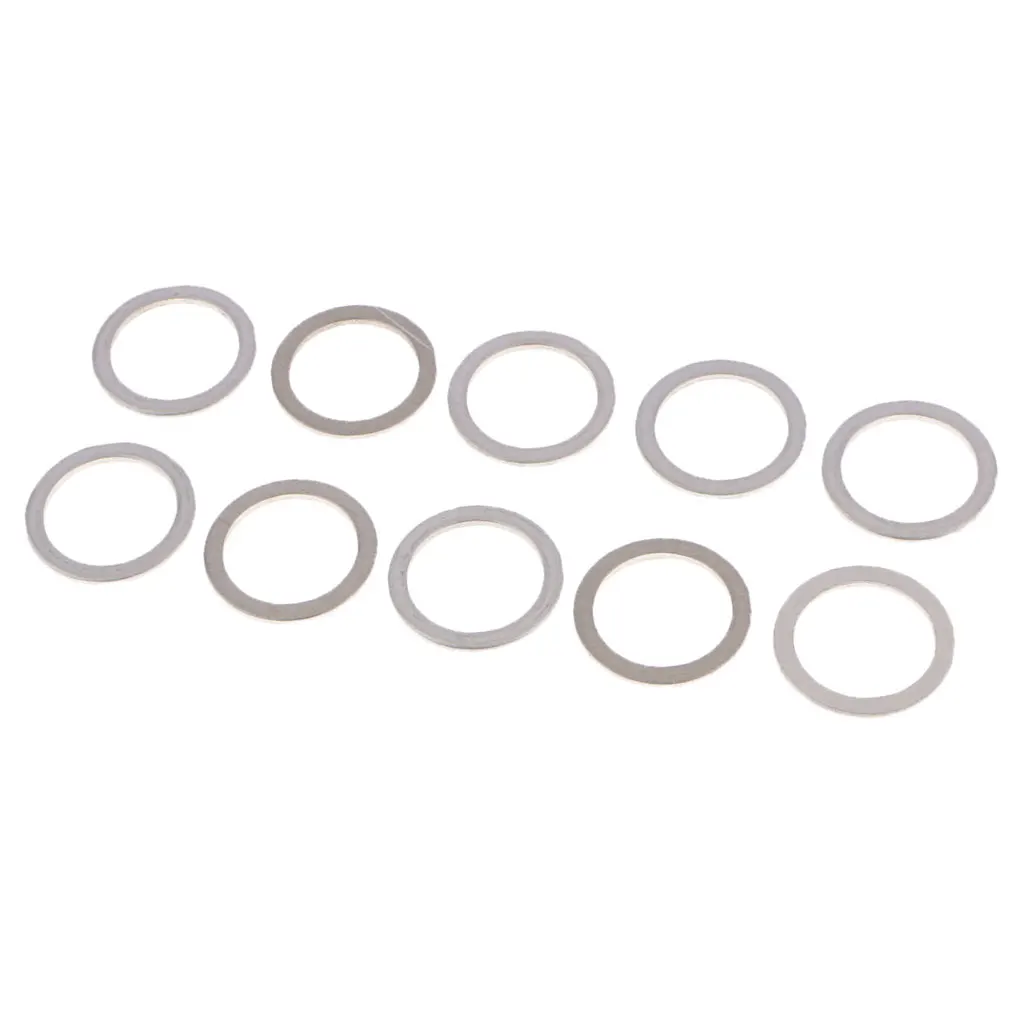 10PCS M18 Aluminum Oil Crush Washers/Drain Plug Gaskets