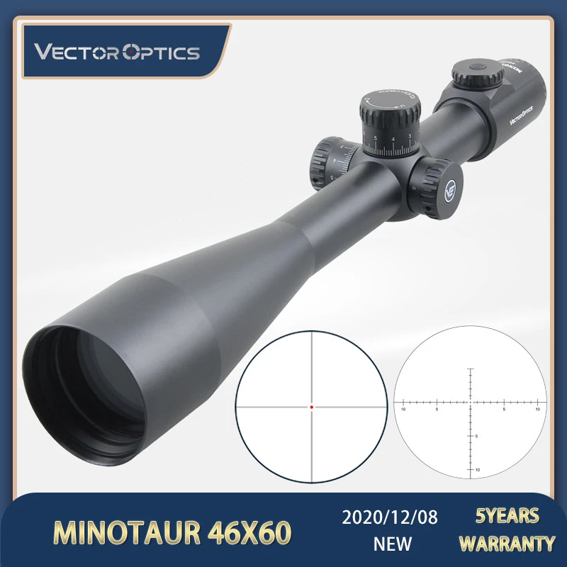 

Vector Optics Minotaur 46x60 Tactical Hunting Riflescope Rifle Scope For .308win Long Range & Airgun FT Field Target Shooting