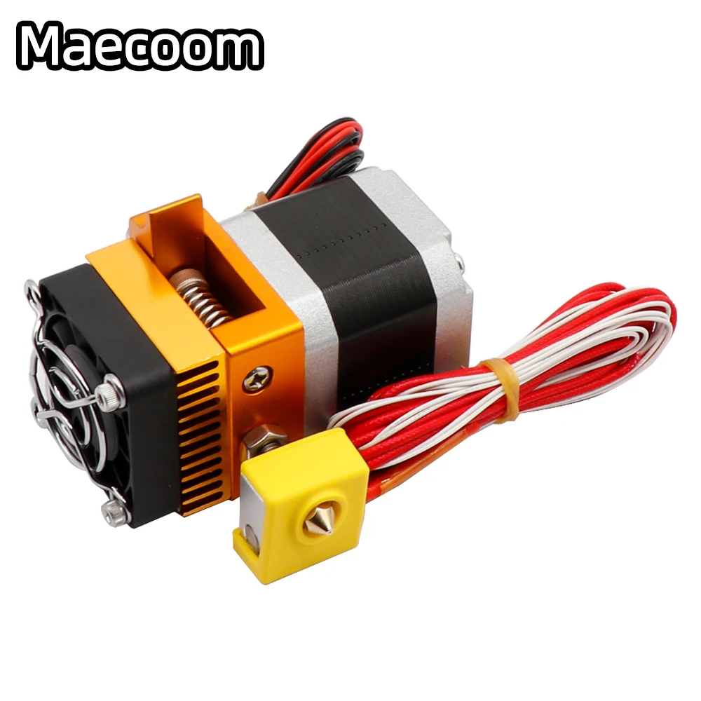 MK8 Extruder 0.4mm Nozzle 1.75mm Filament Kit J-head Extrusion Hotend Head With Motor Throat Aluminum Parts for Anet A6 A8