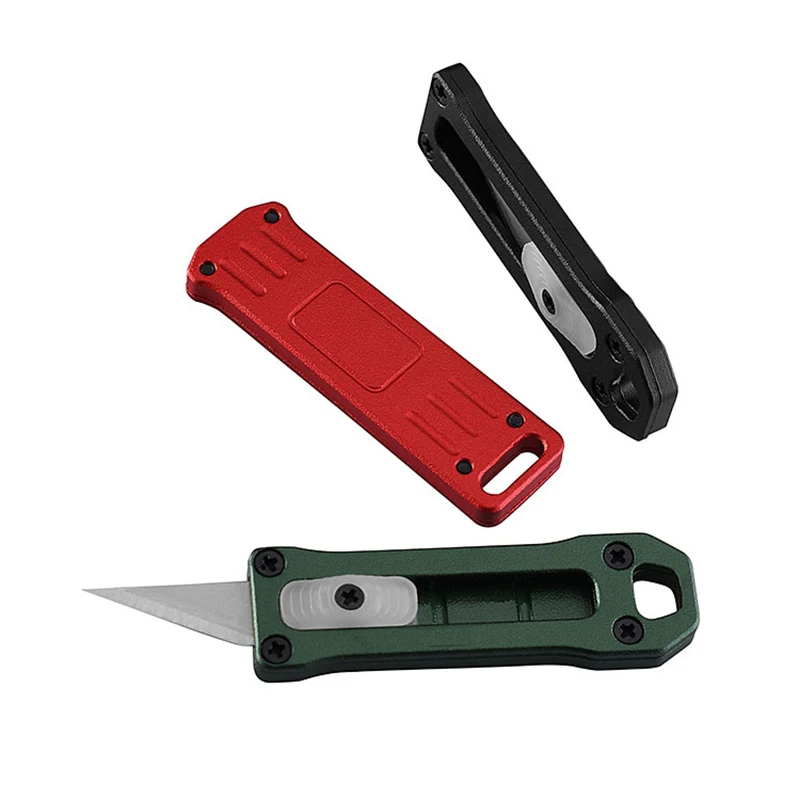 EDC Mini Portable Hangable Knife Multi-function Tool Paper Cut Outdoor Keychain Paper Knife Open envelope Knifvers 6 styles